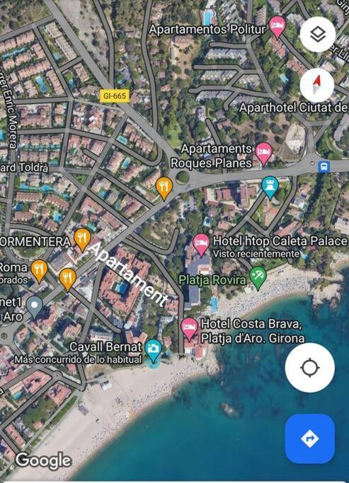 Amplio Apartamento Con Piscina Al Lado De La Playa Platja d'Aro Luaran gambar